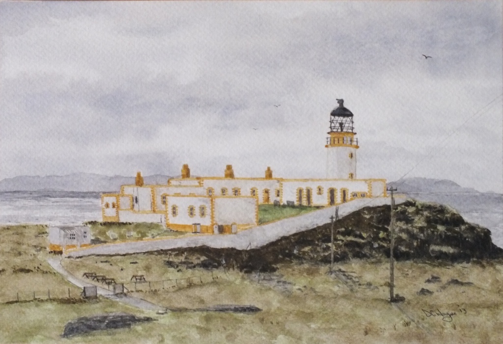 Neist Point Isle of Skye Scotland Watercolour Painting Doug Hague Watercolours